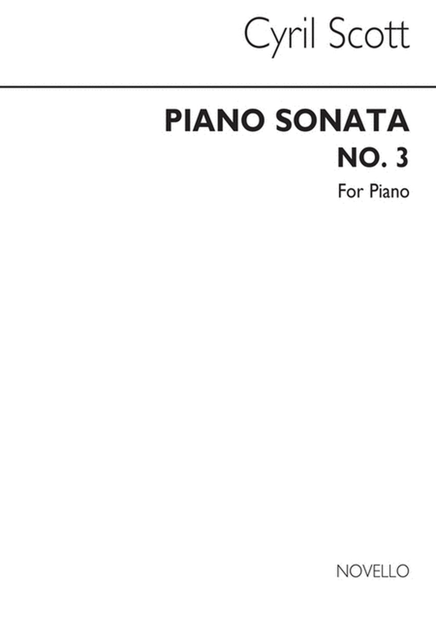 Scott - Sonata No 3 For Piano