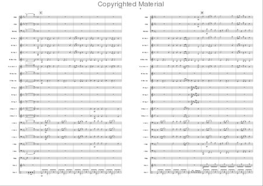 O Christmas Tree Concert Band scores gallery preview page 4