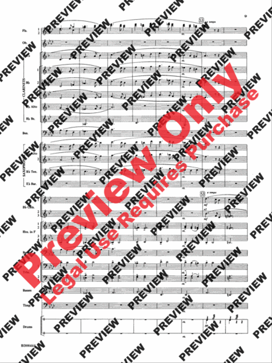 Lethbridge Overture Concert Band scores gallery preview page 10