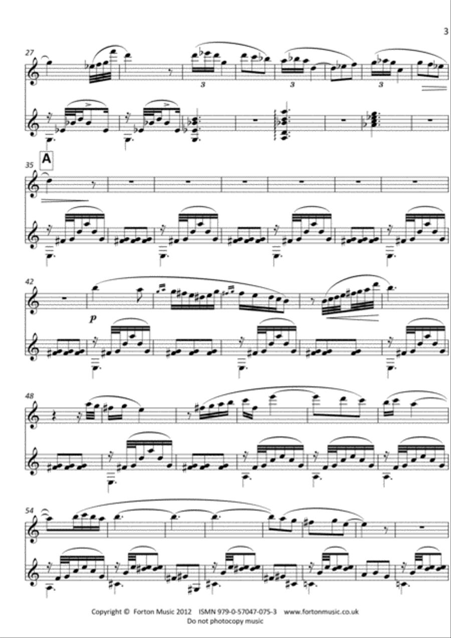 Distance Distance Flute scores gallery preview page 3