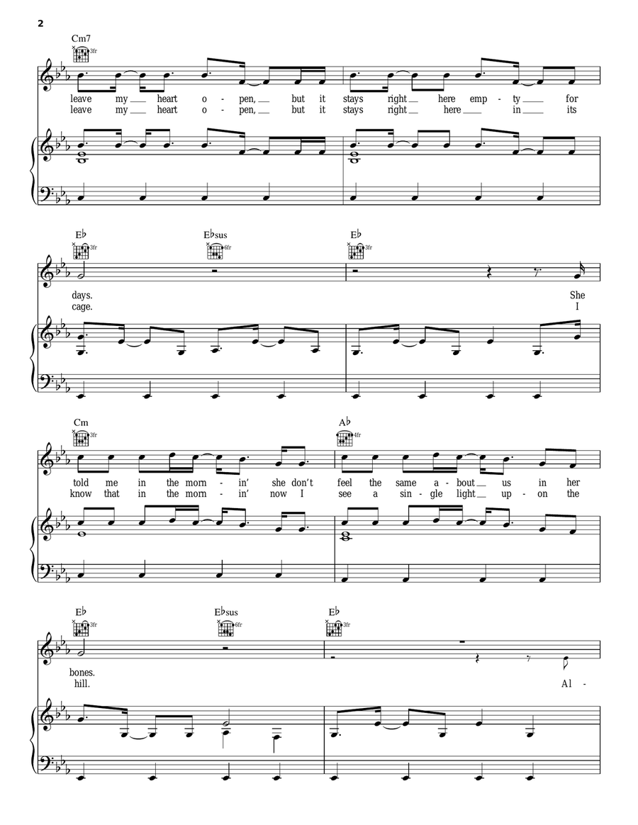 Story Of My Life Acoustic Guitar scores gallery preview page 2