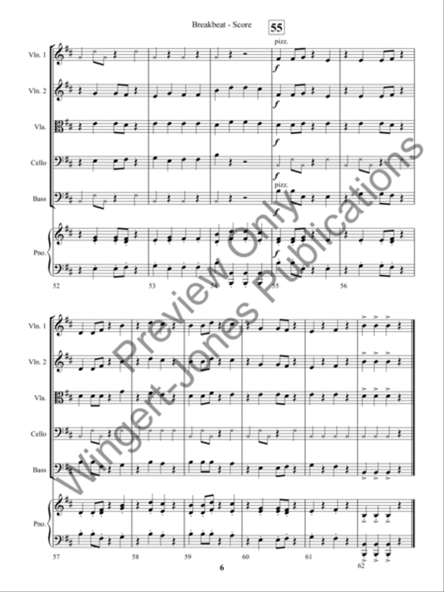Breakbeat Breakbeat String Orchestra scores gallery preview page 9