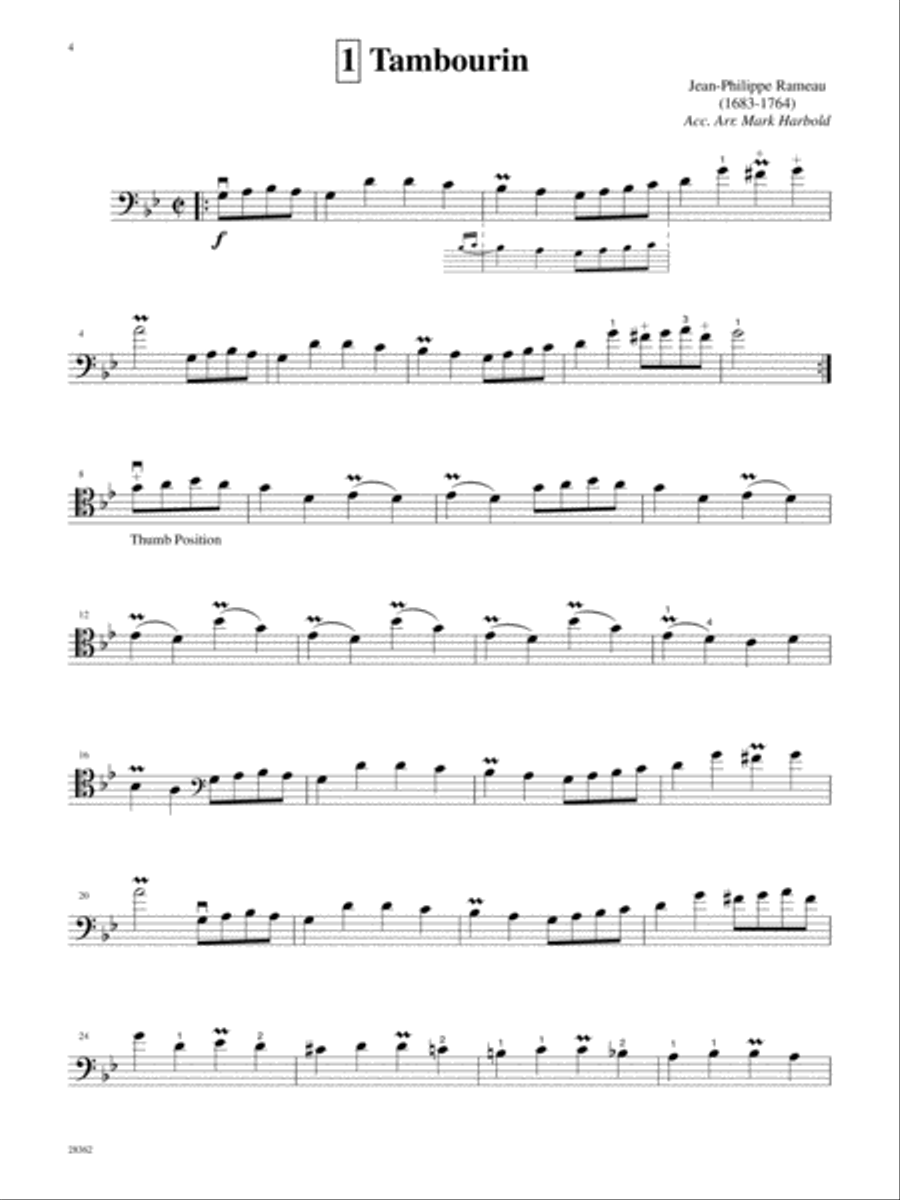 Suzuki Bass School, Volume 5 String Methods scores gallery preview page 3