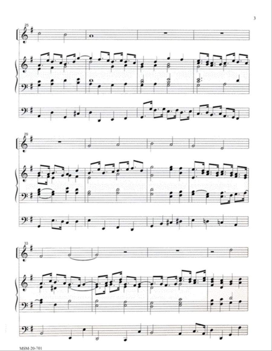 Festival Prelude on Old Hundredth Trumpet scores gallery preview page 3