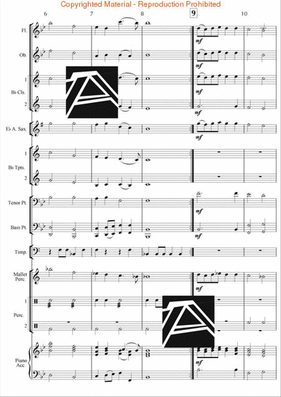 Jazz Suite No. 2 – Dance I Concert Band scores gallery preview page 3