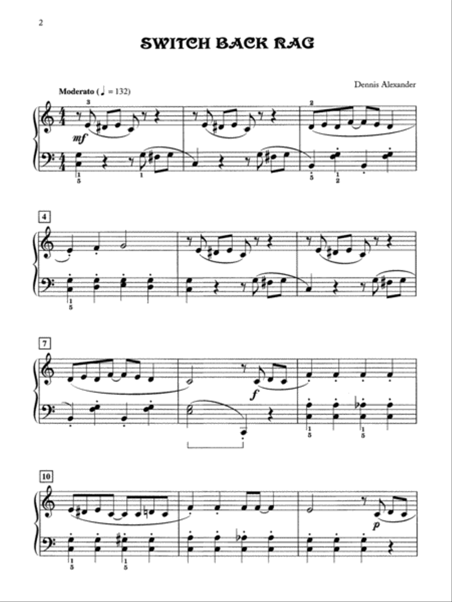 Mr. A Presents First Ragtime Pieces, Book 1 Easy Piano scores gallery preview page 6