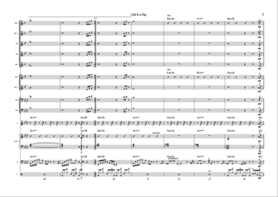 Call it a Day Jazz Ensemble scores gallery preview page 3