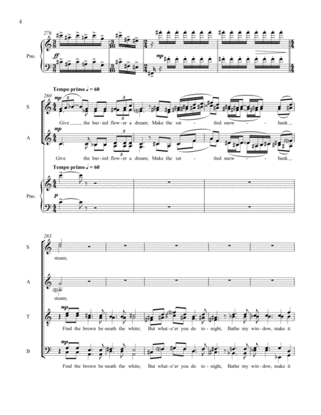 Spring from "The Seasons" (Downloadable Piano/Choral Score)