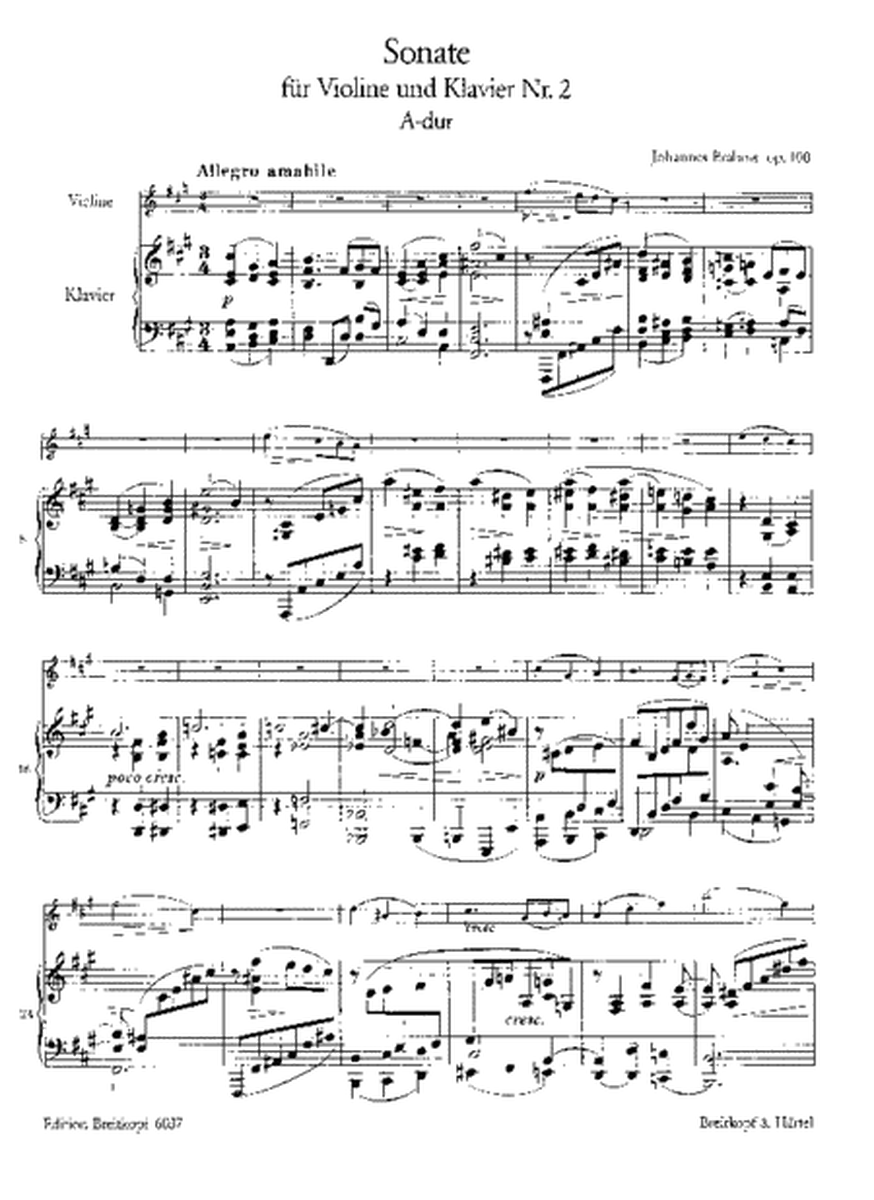 Sonata No. 2 in A major Op. 100