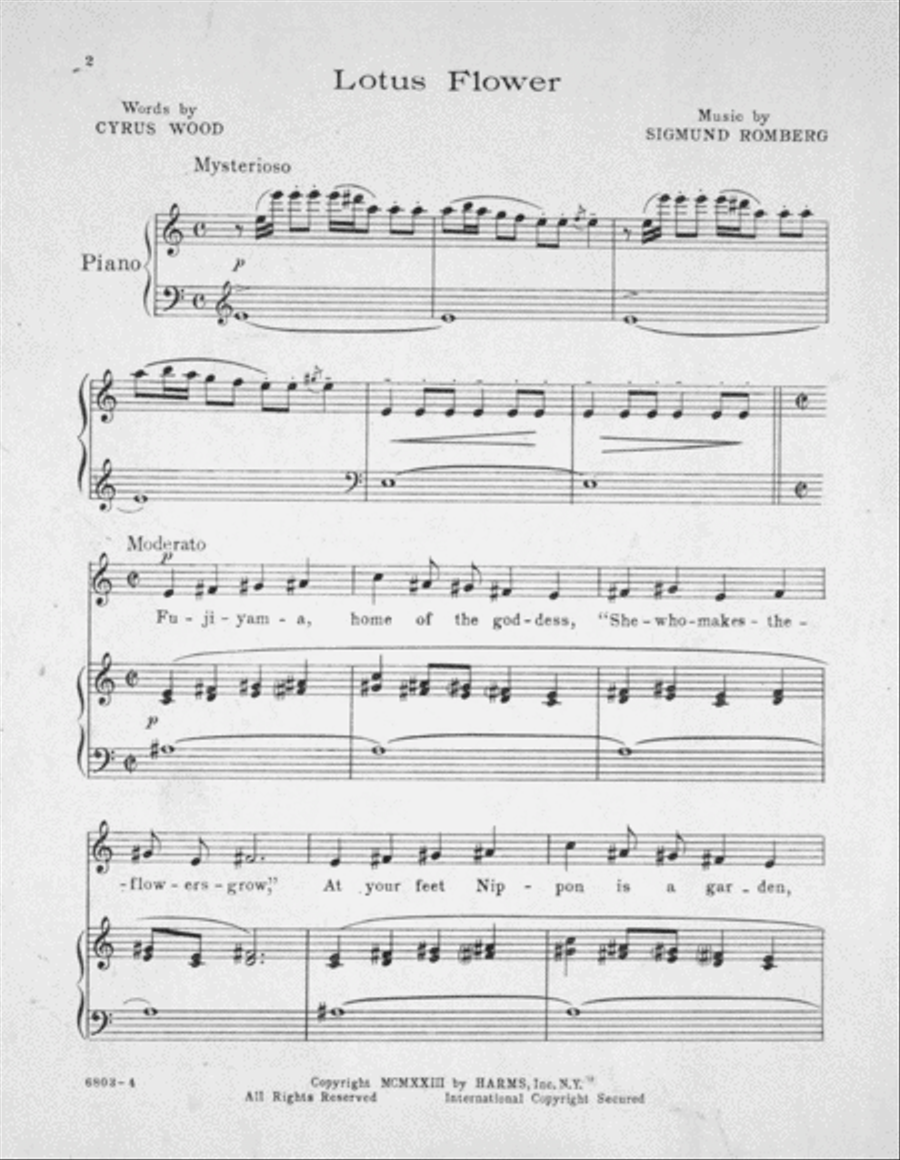 Lotus Flower Voice scores gallery preview page 2