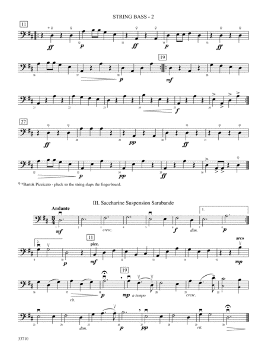 Sweet Suite: String Bass String Orchestra scores gallery preview page 2