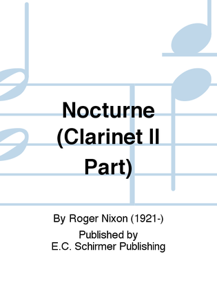 Book cover for Nocturne (Clarinet II Part)