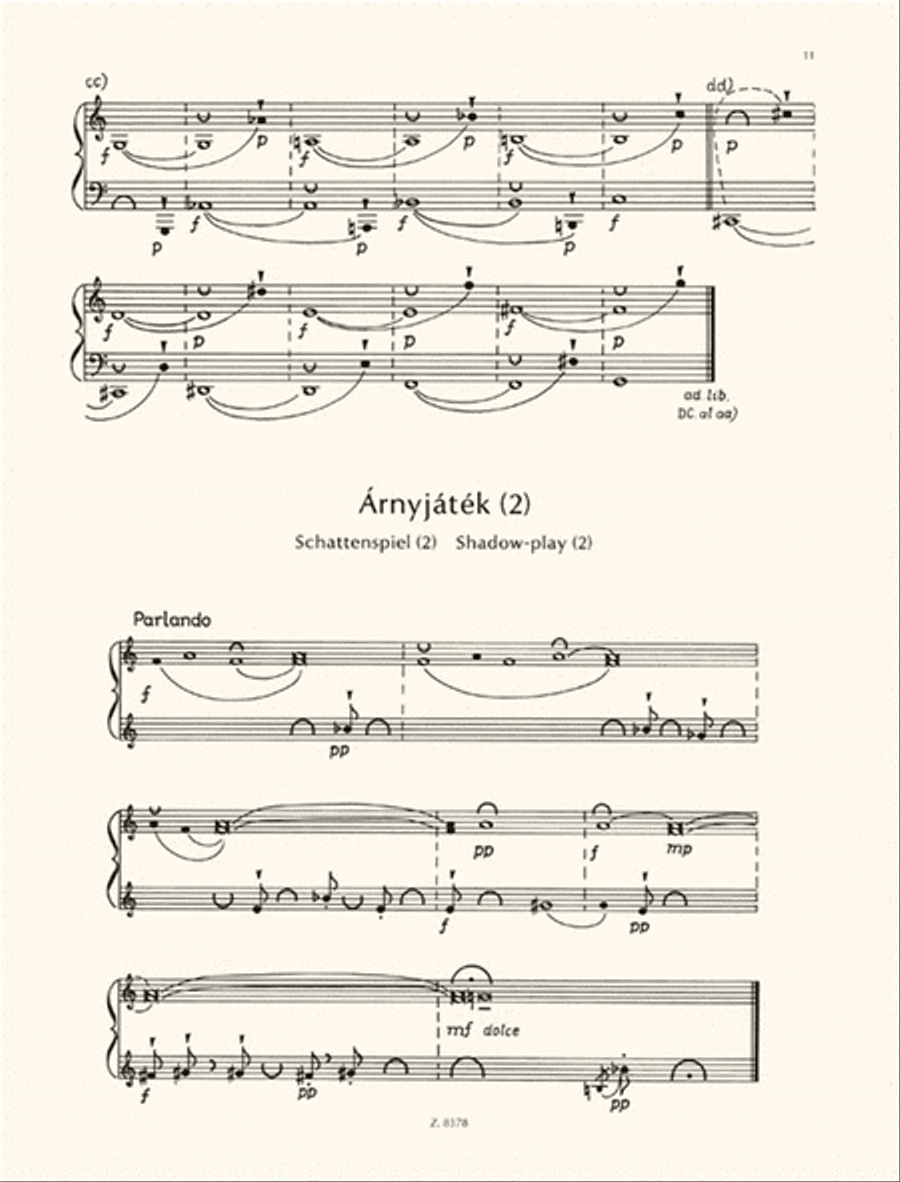 Jatekok - Games - Spiele 2 Piano Solo scores gallery preview page 2