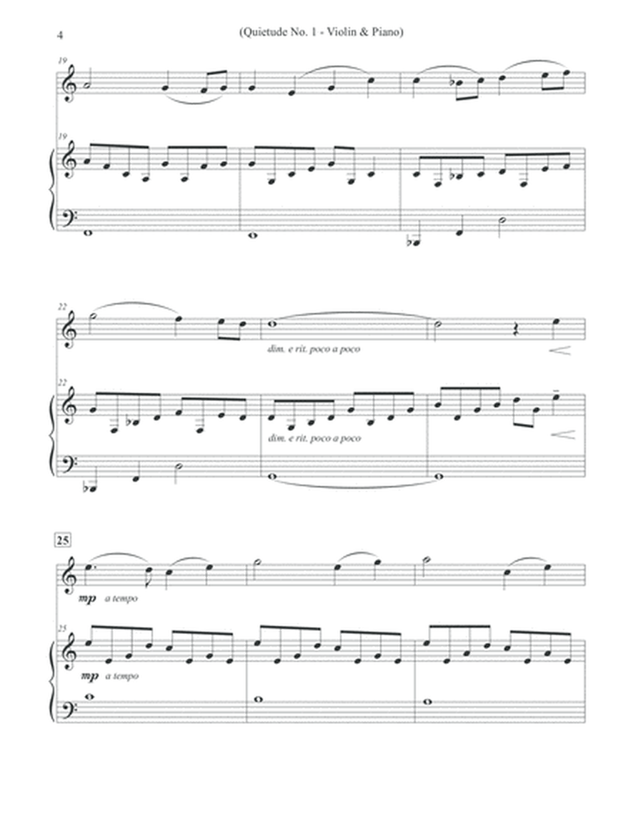 Quietudes, Nos. 1-12 - Violin & Piano image number null