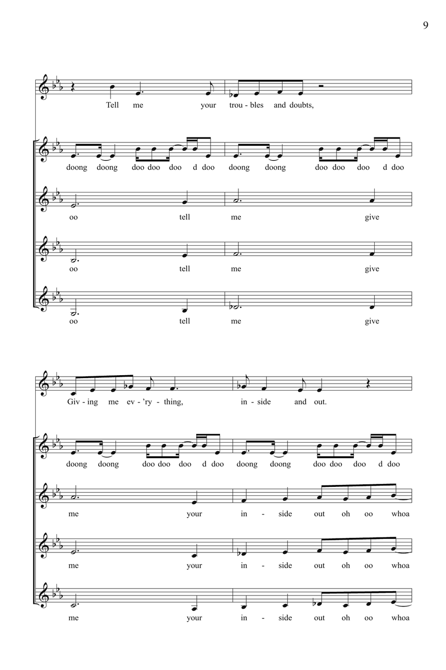 Bellas Finals (Mashup) (from Pitch Perfect)(arr. Deke Sharon) SSA scores gallery preview page 7