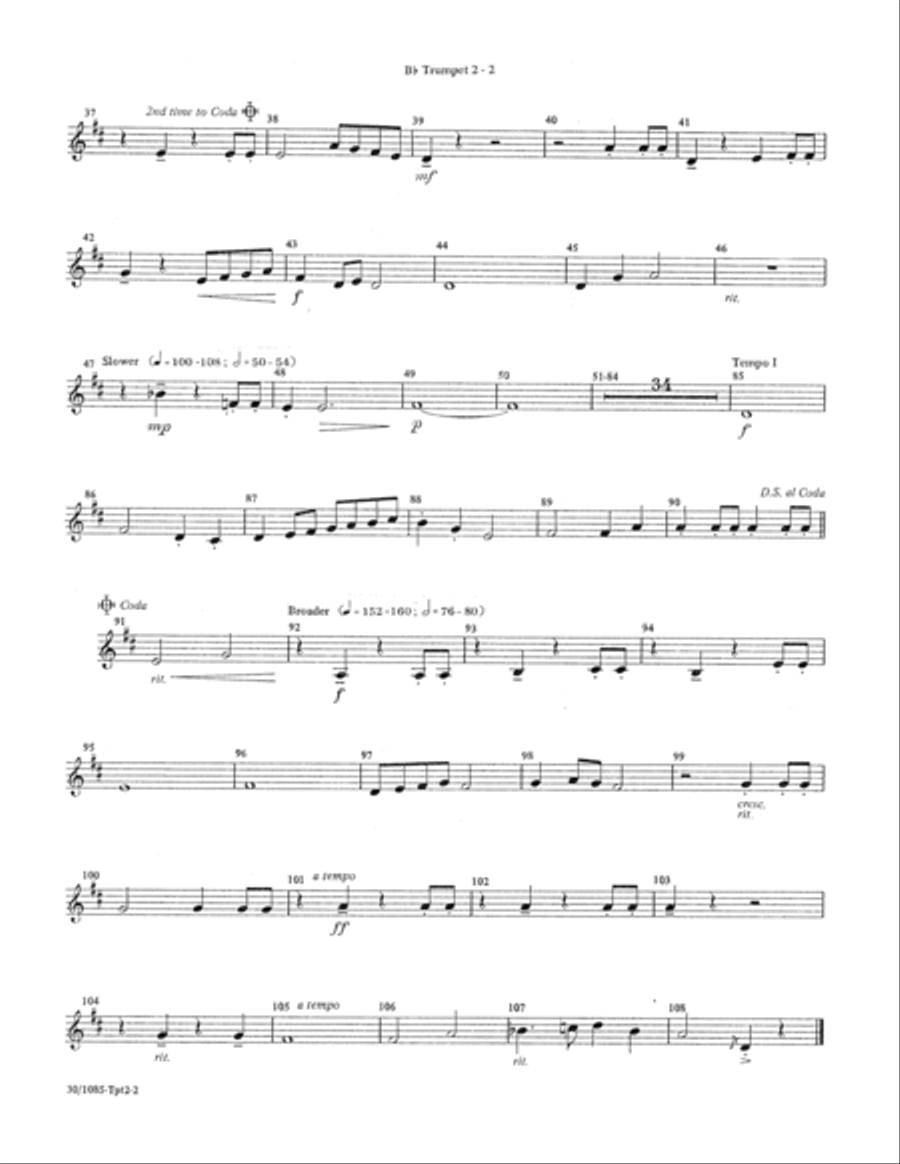Festival - Instrumental Parts for Brass and Timpani Score scores gallery preview page 6