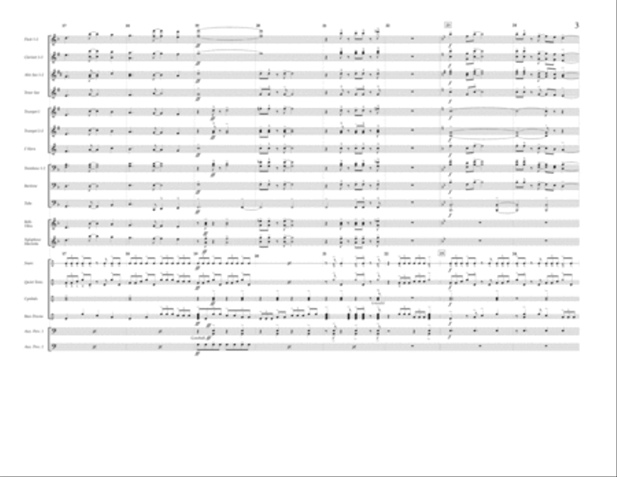 Holiday Road (from National Lampoon's Vacation) (arr. Tom Wallace) - Full Score Marching Band scores gallery preview page 3