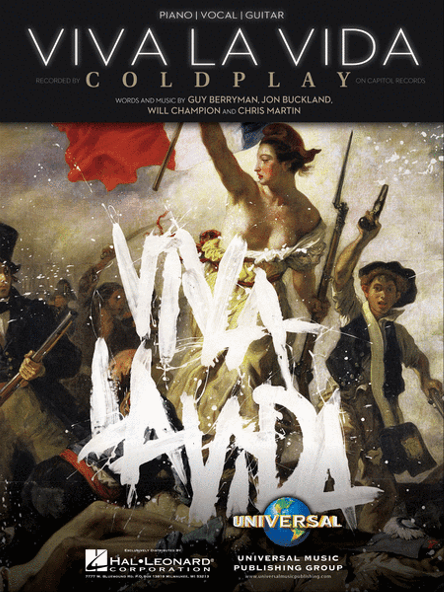 Viva La Vida Piano, Vocal, Guitar scores gallery preview page 1