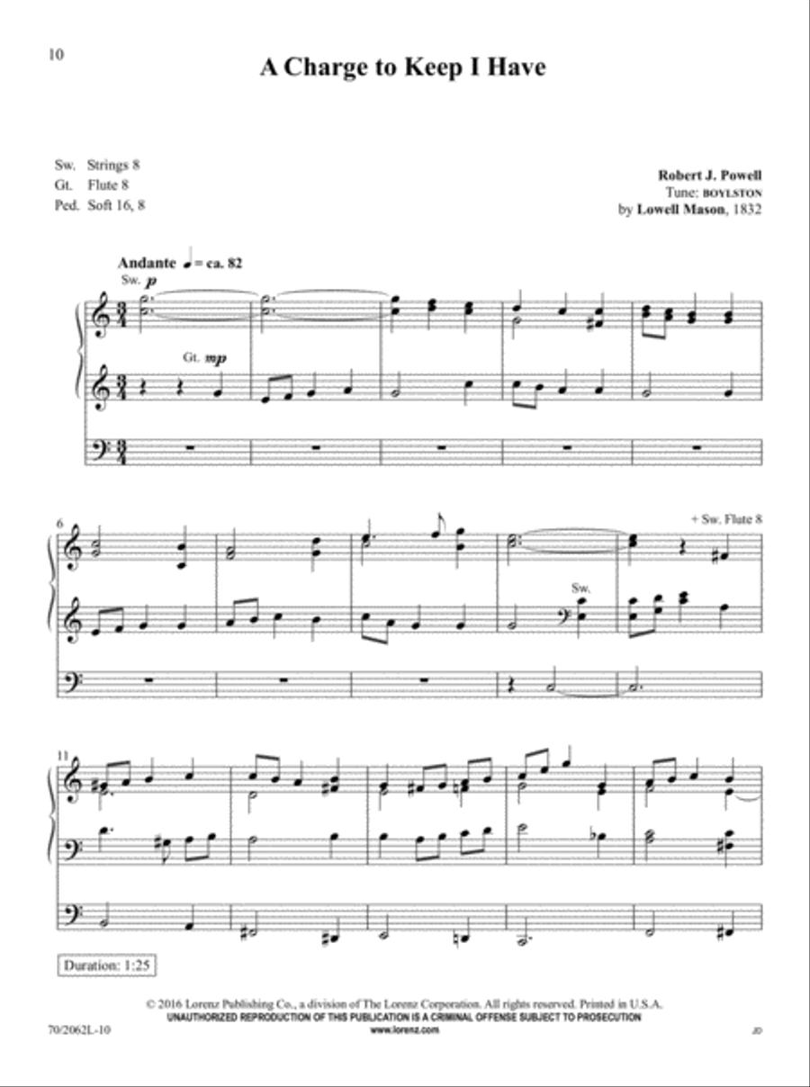 The Sacred Organ Library, Vol. 2 Organ Solo scores gallery preview page 7