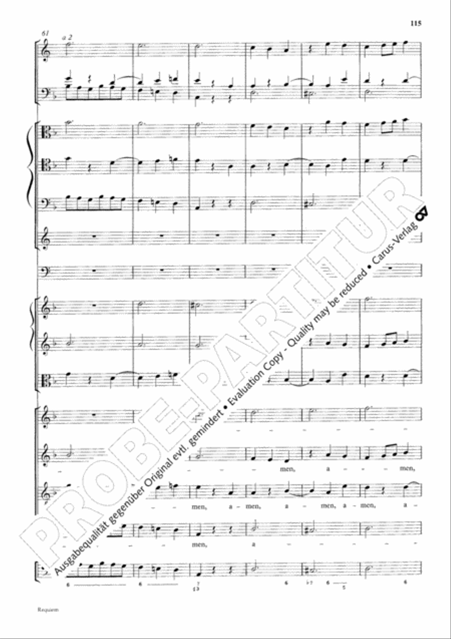 Requiem 4-Part scores gallery preview page 122