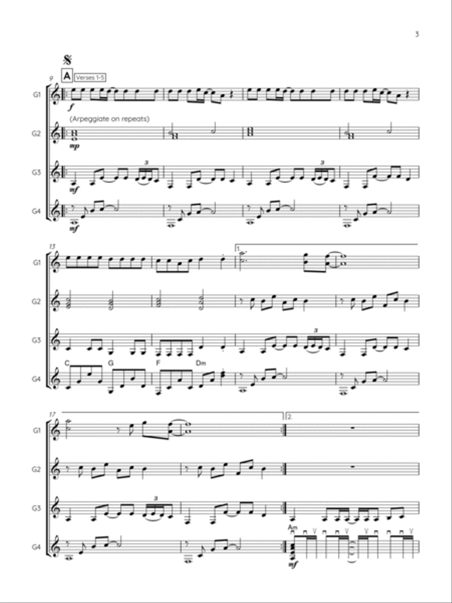Californication Acoustic Guitar scores gallery preview page 3