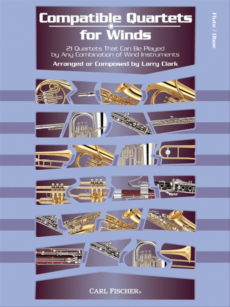 Compatible Quartets for Winds Flute scores gallery preview page 1