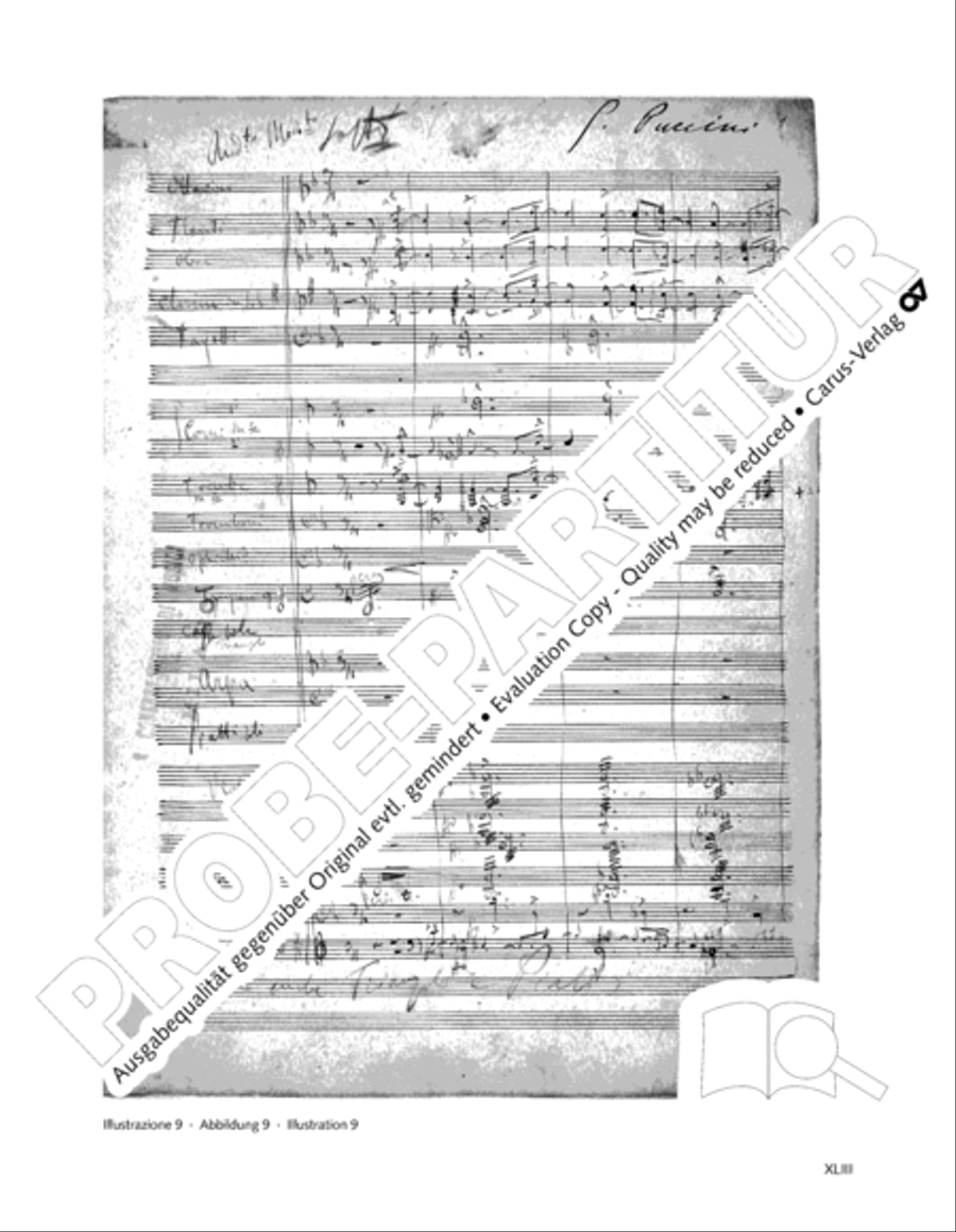 Edizione Nazionale delle Opere di Giacomo Puccini. II. Instrumental music; 1. Works for orchestra (vol. II/1) Score scores gallery preview page 44