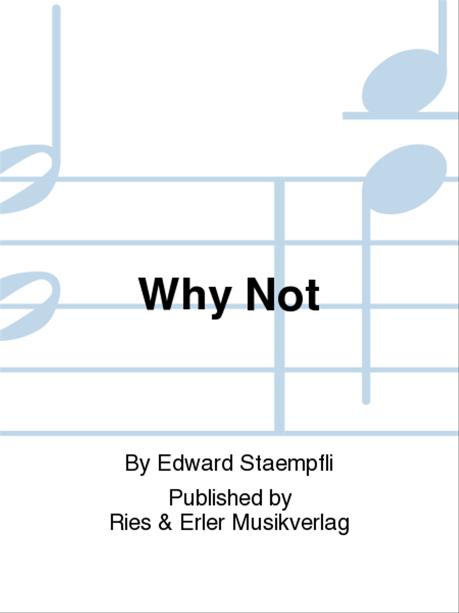 Why Not Alto Saxophone scores gallery preview page 1