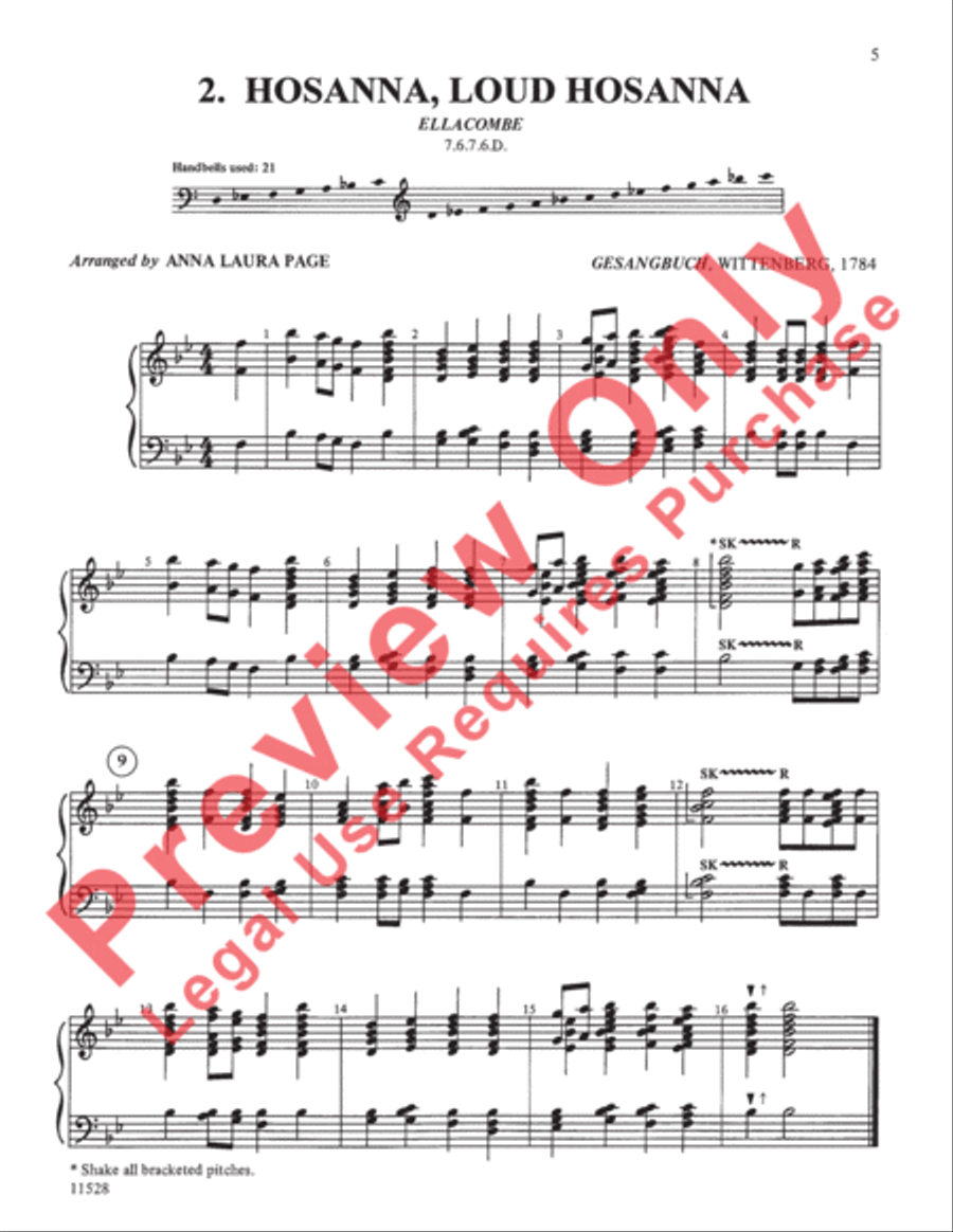 Hymn Descants for Ringers and Singers, Vol. II Choir scores gallery preview page 5
