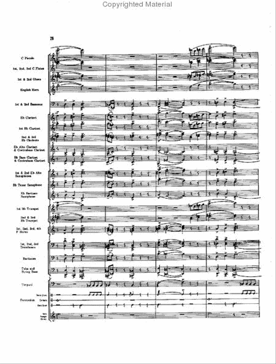Caccia and Chorale Concert Band scores gallery preview page 27