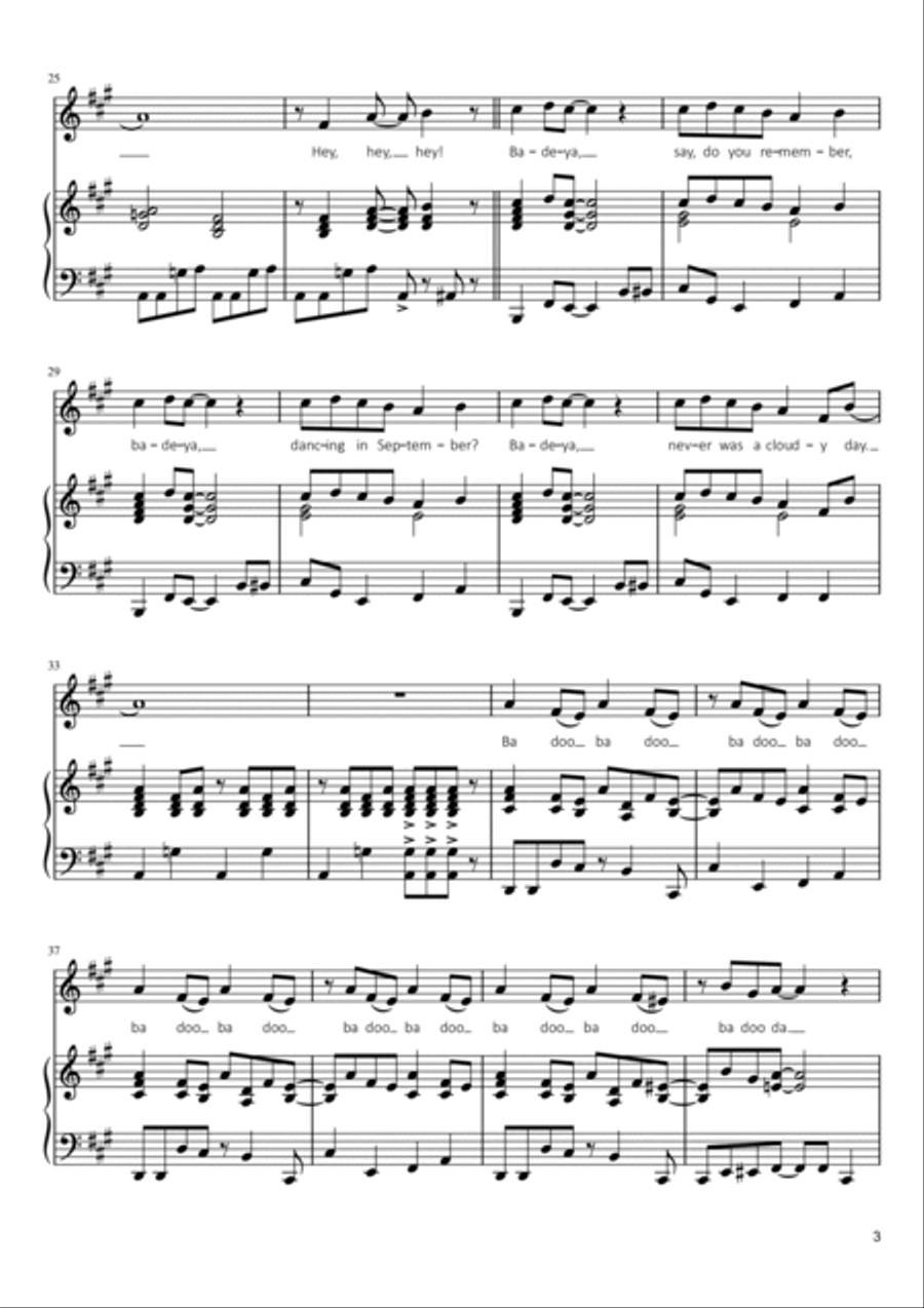 September Voice scores gallery preview page 3