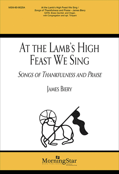 At the Lamb's High Feast We Sing Songs of Thankfulness and Praise (Choral Score) image number null