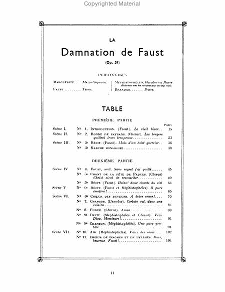 La damnation de Faust, H 111