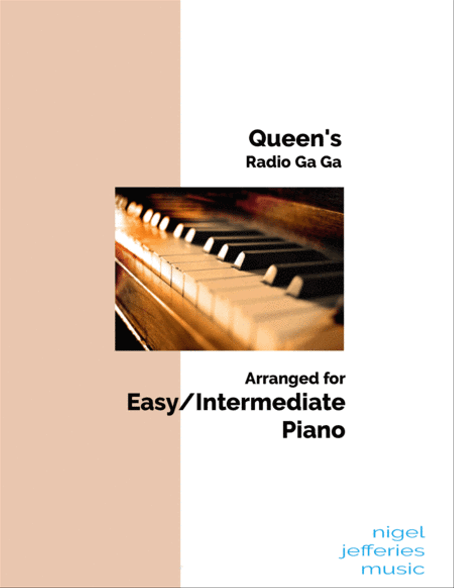 Radio Ga Ga Easy Piano scores gallery preview page 1