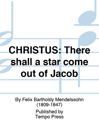 Book cover for CHRISTUS: There shall a star come out of Jacob