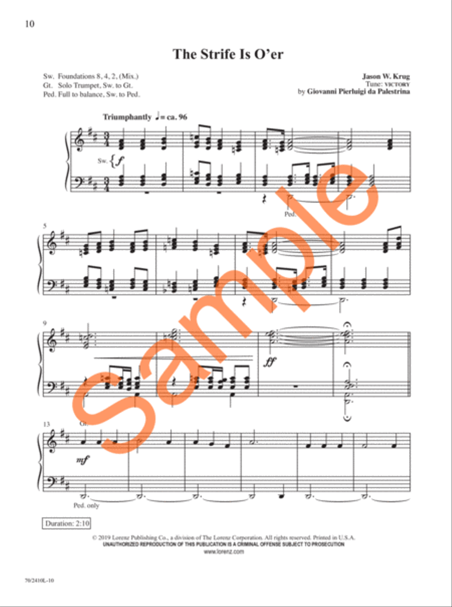 Easy Organ Library, Vol. 73 Organ Solo scores gallery preview page 7
