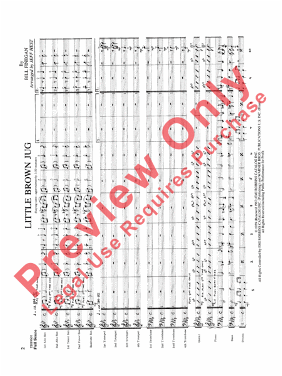 Original Big Band Sounds Big Band scores gallery preview page 3