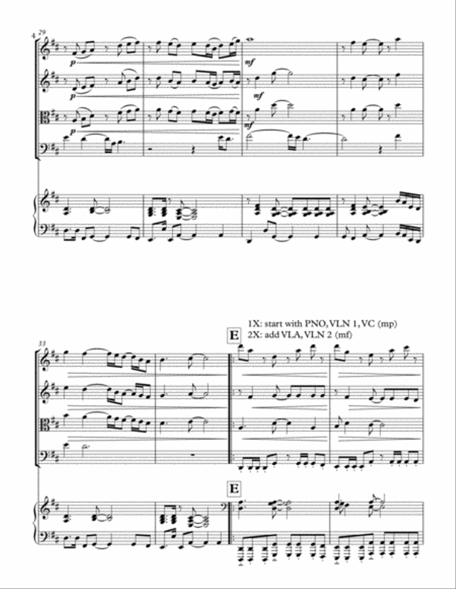 Free Fallin' Free Fallin' Small Ensemble scores gallery preview page 4
