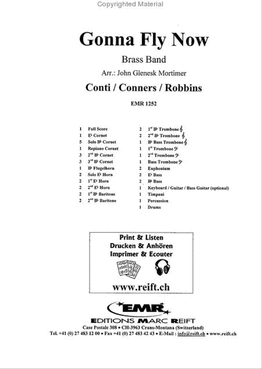 Gonna Fly Now Gonna Fly Now Brass Band scores gallery preview page 2