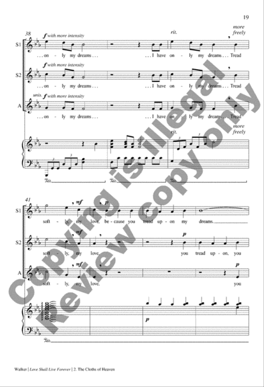 Love Shall Live Forever SSAA scores gallery preview page 20