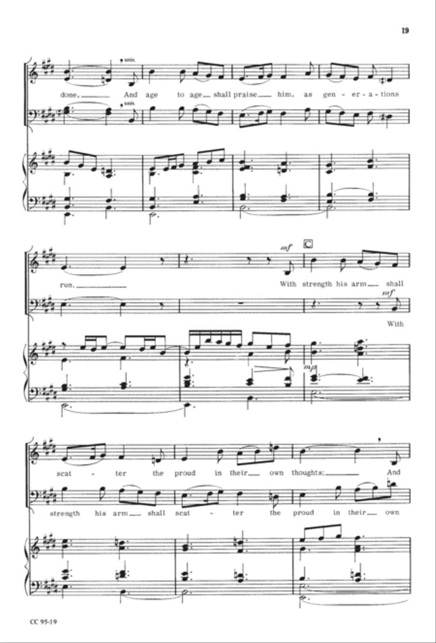 The Celebration 4-Part scores gallery preview page 19