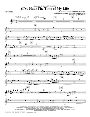 (I've Had) The Time Of My Life (arr. Mac Huff) - Trumpet 1