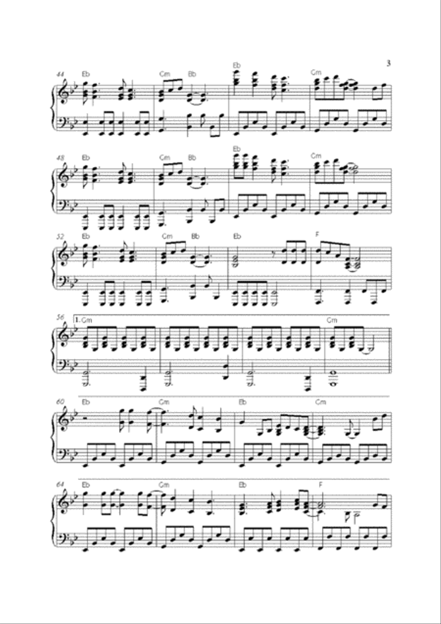 Talk Talk Piano Solo scores gallery preview page 4