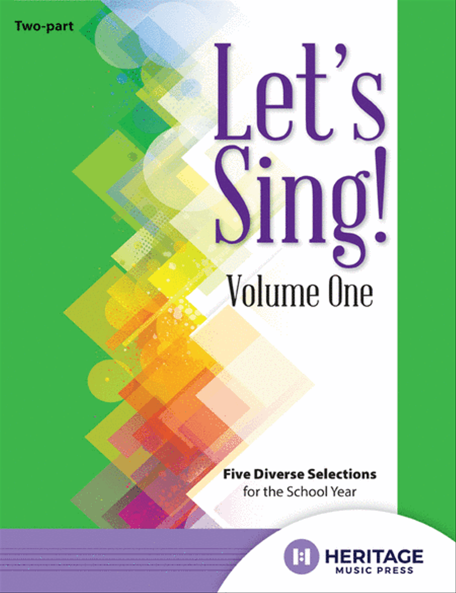 Let's Sing! Volume One 2-Part scores gallery preview page 1