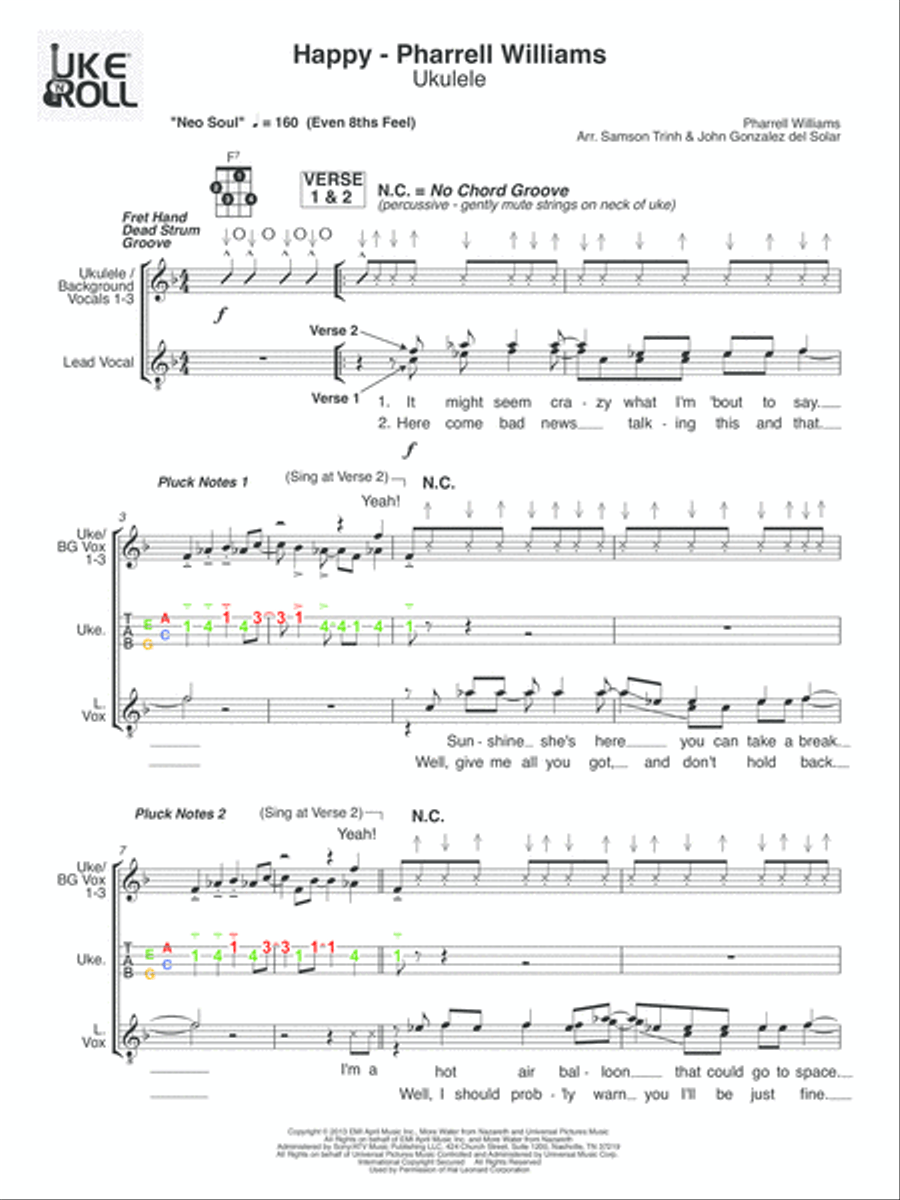 Happy Happy High Voice scores gallery preview page 1