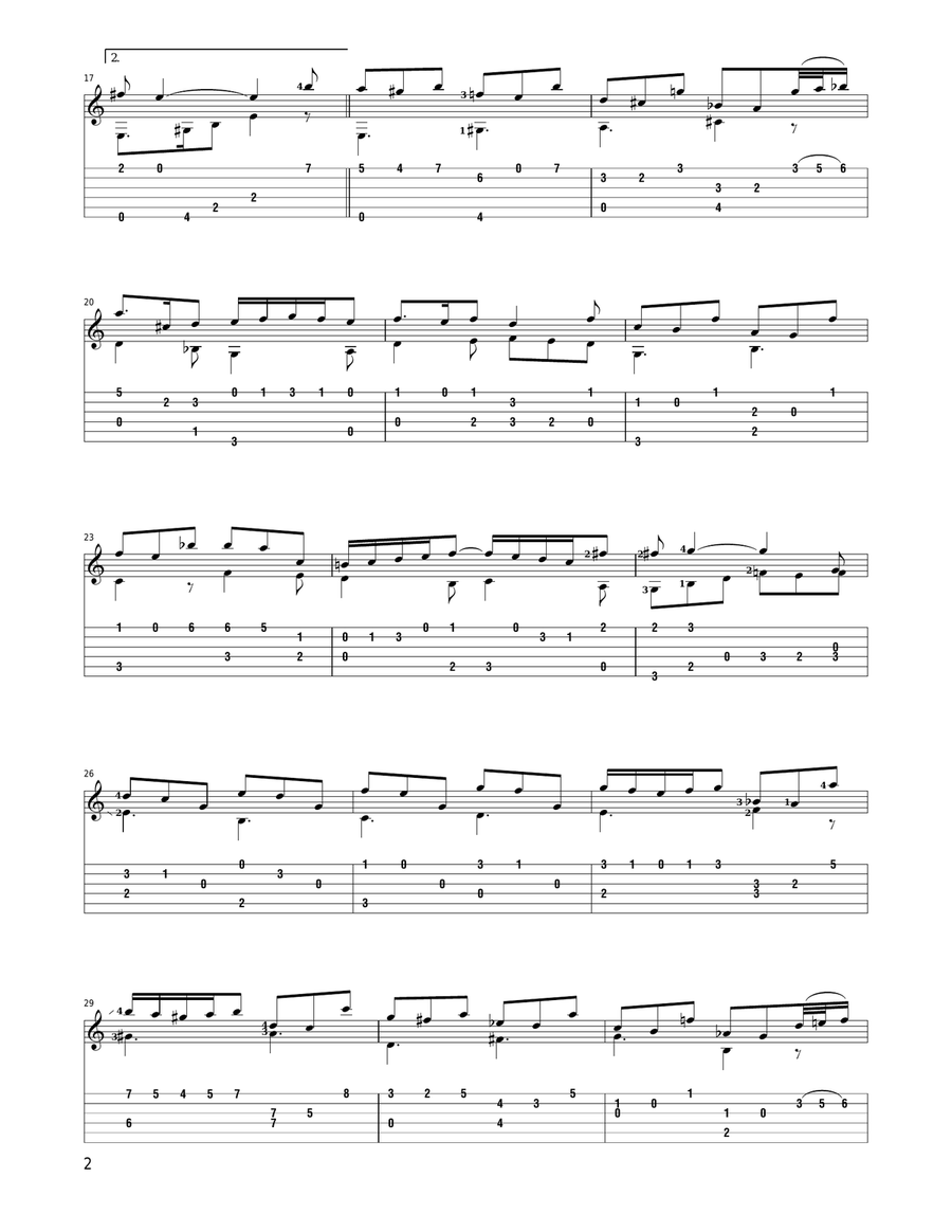 Lute Suite No. 2, BWV 997 