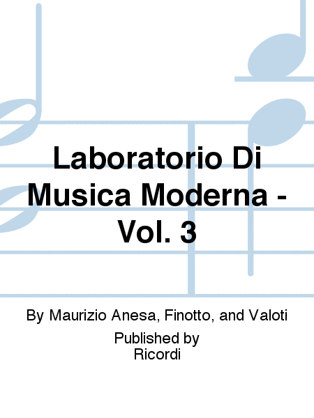 Laboratorio Di Musica Moderna - Vol. 3