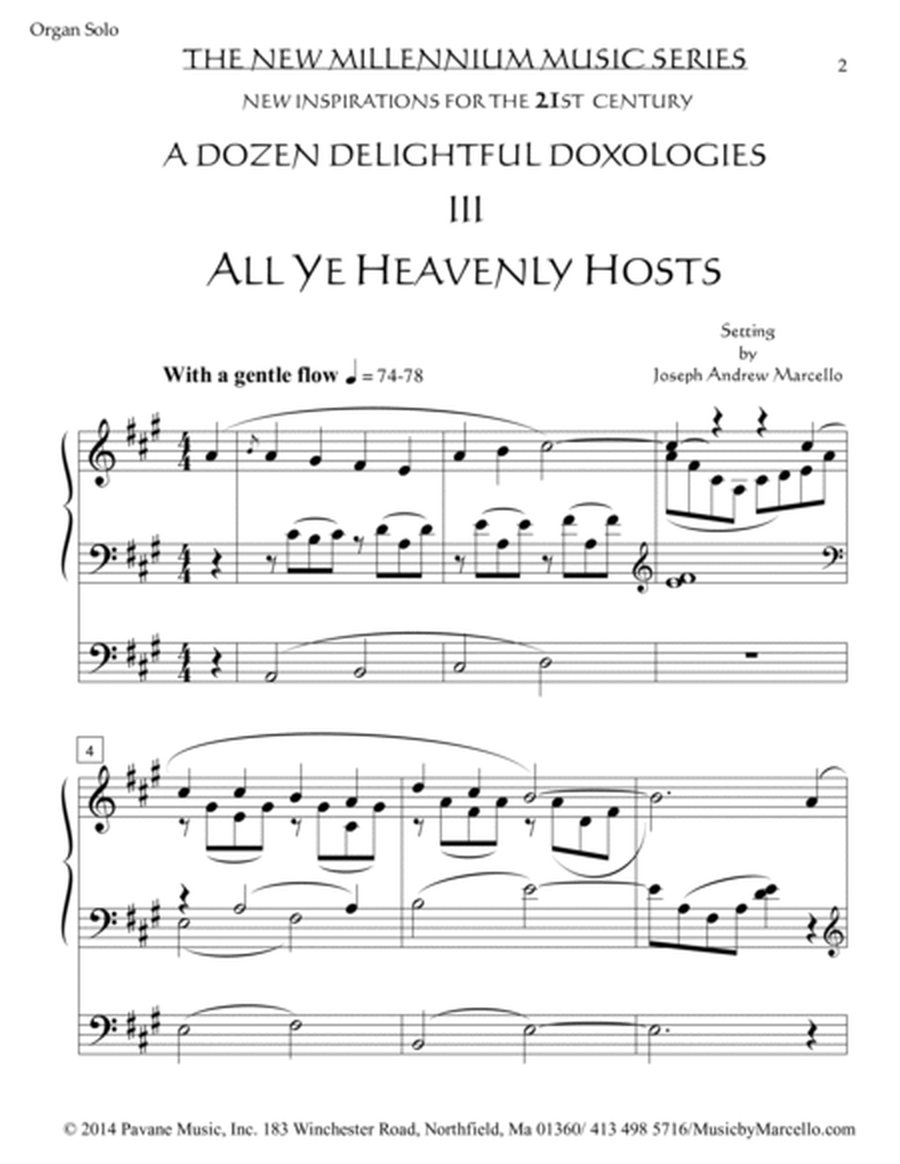 Delightful Doxology III - All Ye Heavenly Hosts image number null