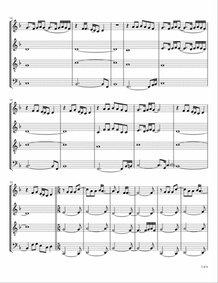 Edge Of The World Woodwind Quartet scores gallery preview page 3