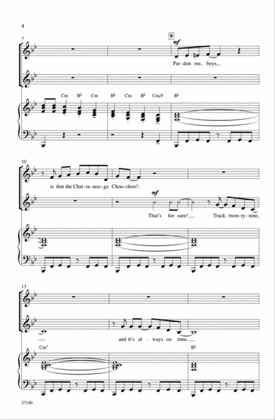All Aboard! Women's Choir scores gallery preview page 3